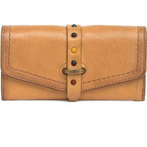 Frye Alessi Studded Continental Wallet - Canyon